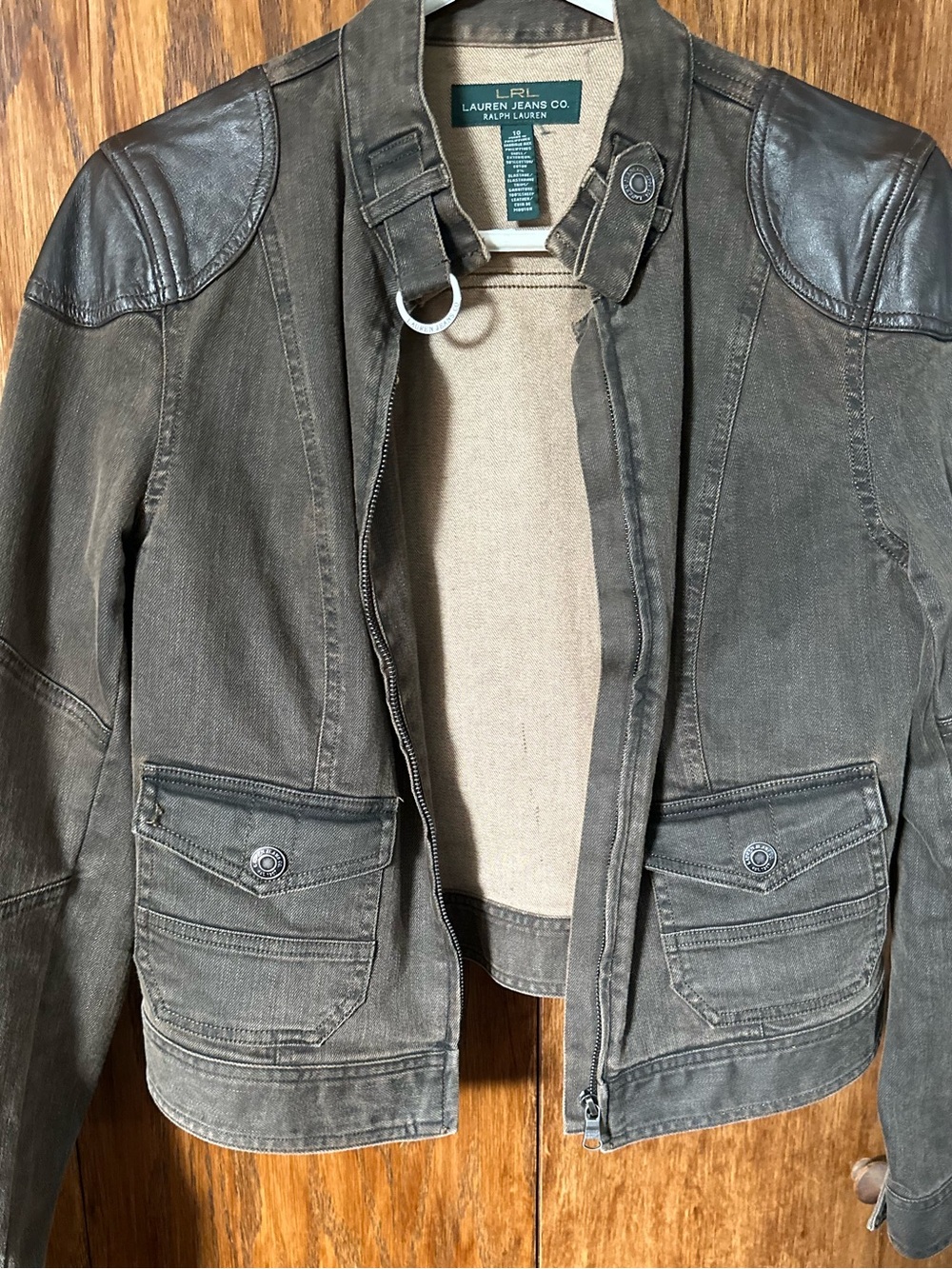 Lauren Ralph Lauren Women’s Olive Green Utility Jacket Size 10